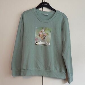 Columbia Sportswear Company Women's Mint Green Graphic Sweatshirt Size S